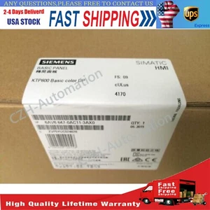 1 New Siemens 6AV6647-0AC11-3AX0 SIMATIC HMI KTP600 6" Panel 6AV6 647-0AC11-3AX0 - Picture 1 of 1