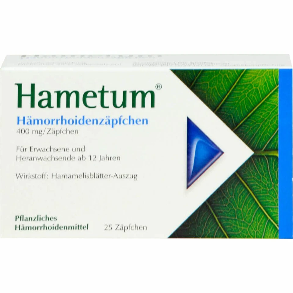 DR.WILLMAR SCHWABE GMBH & CO.KG HAMETUM Hämorrhoiden Zäpfchen 25 St PZN07619576