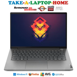 Lenovo Ryzen 4.0GHz Gaming 6Cores Windows11 Radeon Graphics NVMe SSD FHD 14.1" - Imagen 1 de 14