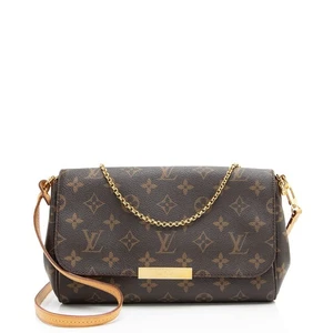 Bolso de hombro Louis Vuitton MM favorito de lona con monograma - Imagen 1 de 12