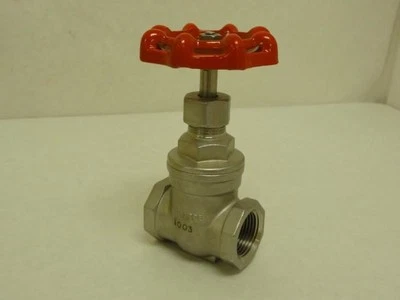 207822 New-No Box; Sharpe 3/4-30276-TE Gate Valve; SS; 3/4 FNPT; CF8M 200psi - Image 1 of 4