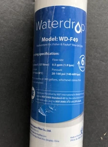 for Fisher Paykel 847200 Certified Refrigerator Water Filter WD F49 Replacement - Picture 1 of 6