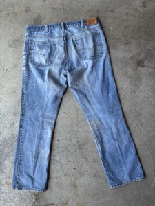 Vintage 1986 Levi’s Jeans USA Made Two Horse Brand Leather Tab Mens Size 36x30 - Picture 1 of 13