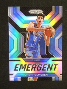 CHET HOLMGREN EMERGENT Prizm Rookie Silver 2022 #16 - Picture 1 of 2