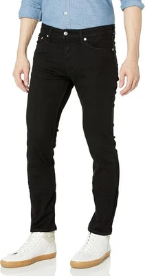Calvin Klein Men's Jeans Forever Black Slim Fit Forever Black Size 33Wx30L - Image 1 of 3
