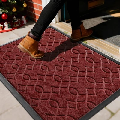 Door Mat 29.5x17 Heavy Duty Non-Slip Doormat Rug for Indoor Outdoor Entryway - Image 1 of 4