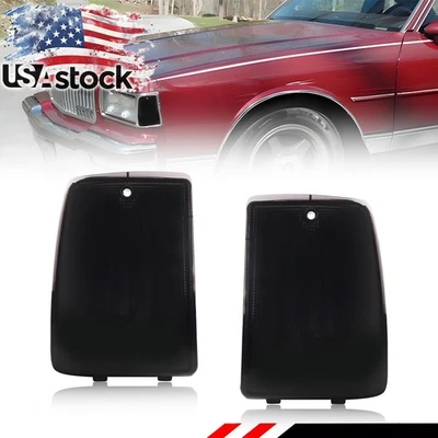 2 шт дымчатых передних угловых габаритных огней для Chevrolet Caprice 1987-1990 годов выпуска - Изображение 1 из 4