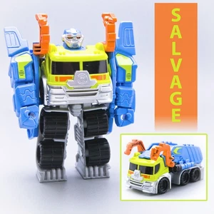 2015 Playskool Heroes Rescue Bots SALVAGE Garbage Truck Transformer Rescan Fig. - Bild 1 von 14