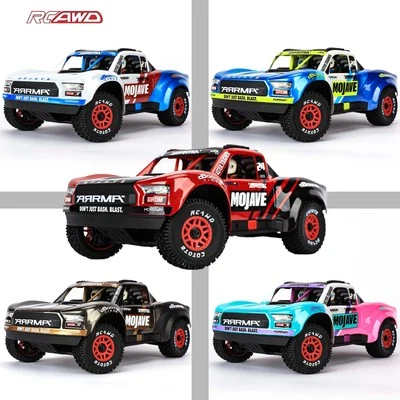 RCAWD 4PC All Terrain Adaptation Pre Glued Wheel Tire For Arrma 1/16 Mojave Grom - Image 1 of 4