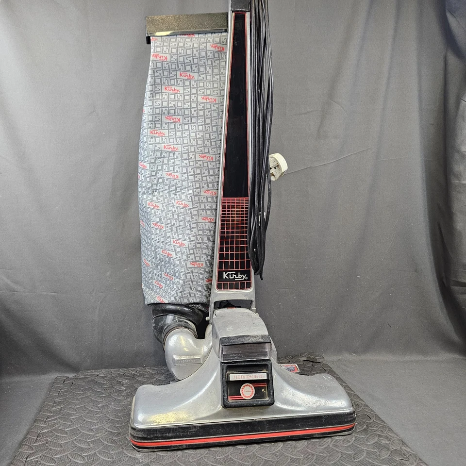 Kirby Heritage II Turbo Upright Vacuum Cleaner Bagged Vintage Micromatic Silver - Image 1 of 4