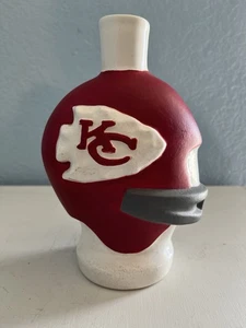 Vintage 1972 Kansas City Chiefs Dekanter leere Flasche Kunst signiert D.H. - Bild 1 von 6