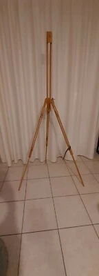 CAVALLETTO IN FAGGIO DA CAMPAGNA PER PITTORI  BELLE ARTI PITTURA  - Immagine 1 di 3
