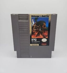 Nobunaga's Ambition (Nintendo NES, 1991) Game And Sleeve