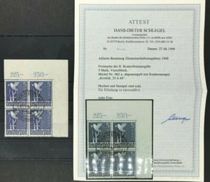 Todos. Ocupación bloque de cuatro n.º 962 a - sello especial Krefeld 25.4.194... - Imagen 1 de 3