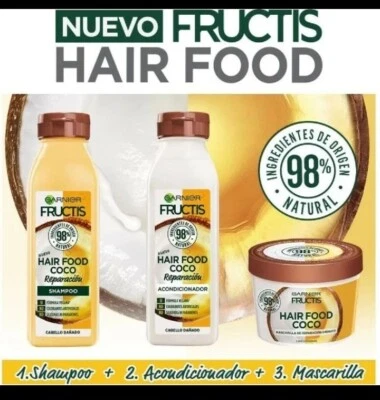 Garnier Fructis Kit Garnier Fructis Hair Food Coconut Complete Daily Routine ❤️ - image 1 of 4
