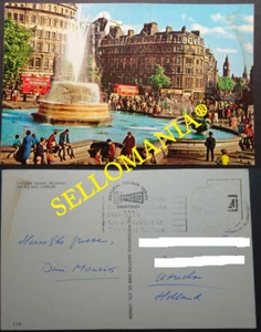 POSTAL LONDRES TRAFALGAR SQUARE WHITEHALL BIG BEN INGLAND LONDRES CC04959 REINO UNIDO - Imagen 1 de 1