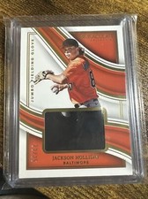 2023 Panini Immaculate Jackson Holliday Jumbo Fielding Glove #13/25 RC Orioles