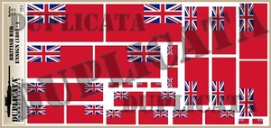 Diorama/Model Accessory - British Red Ensign Flag  - 1/72, 1/48, 1/32, 1/35 - Bild 1 von 4