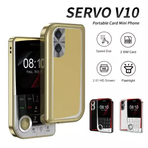 SERVO V10 Kleines 2,01" Handy Phone 2 SIM-Karten Kamera MP3 Handyphone Neu - Bild 1 von 20