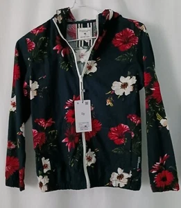BRAND NEW Boy's Demin & Flower Ricky Singh Flowers Zip Up Jacket Sz. 11 -12 - Picture 1 of 6