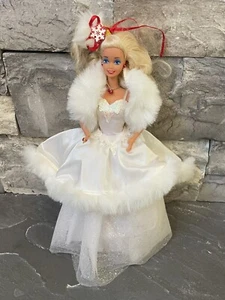 Happy Holidays Barbie Doll Vintage 1989 Special Edition, Mattel, Christmas - Picture 1 of 8