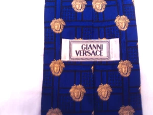 ORIGINAL GIANNI VERSACE KRAWATTE /SCHLIPS / SEIDE / MEHRFARBIG / 80 / 90 JAHRE - Bild 1 von 6