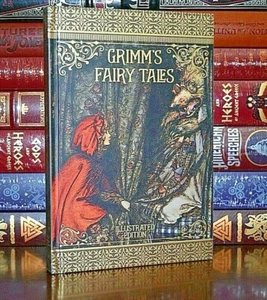  NEW Brothers Grimm Illustrated Fairy Tales Arthur Rackham Deluxe Hardcover - Picture 1 of 7