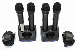 Vocopro UHF-5805 Professional Rechargeable 4-Channel UHF Wireless Microphones - Picture 1 of 24