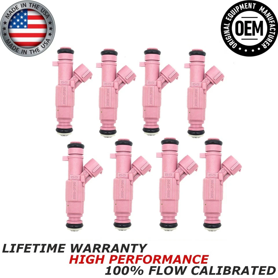 8 inyectores de combustible Denso OEM para Hyundai Equus Genesis 3.8 2012 4.6 35310-3F010 Foto 1 de 4