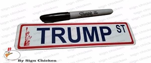 NEW YORK, Straßenschild, Magnet, Kühlschrank, Spindmagnet, Trump, My President - Bild 1 von 1