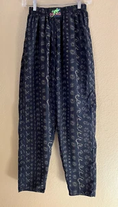 Gecko Hawaii Pants Men's Small Retro Print Windbreaker Nylon Parachute Pull On - Picture 1 of 7