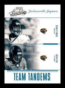 2004 Playoff Absolute Memorabilia Team Tandems Leftwich Taylor #TAN-11 /1000