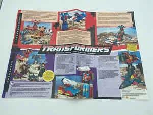 Transformers G2 1991 larger folder catalogue EUROPEAN turbomasters predators etc - Picture 1 of 3
