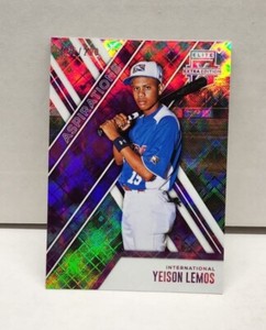 YEISON LEMOS 2017 Elite Extra Edition Aspirations PURPLE /200 DOMINICAN REPUBLIC