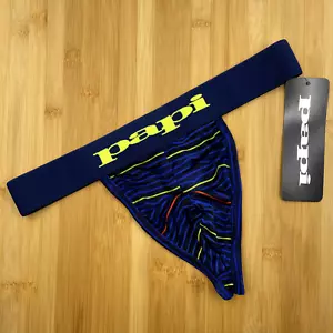 Papi Geo-Line Microflex Thong - Size Small 28-30 - Picture 1 of 4