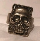 THE PHANTOM SKULL RING MOVIE PROMO RING 1996 METAL RING Size 10