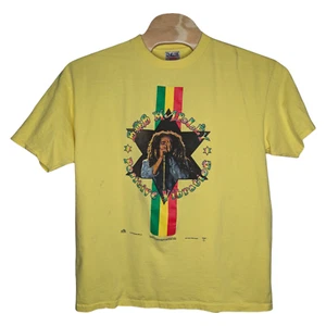 Vintage 90s Bob Marley Positive Vibrations T-Shirt XXL 2XL Oneita Good Vibes - Bild 1 von 11