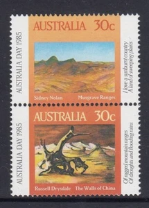 Australia 1985 AUSTRALIA DAY ( Australian Paintings) Se-tenant MNH Price $1.20 - Picture 1 of 1
