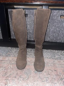 Aquatalia braune Lederreitstiefel EUR 36 Damen Gr. 7 wadenhaft kniehoch - Bild 1 von 14