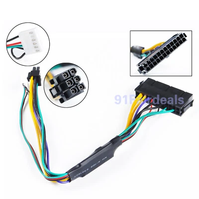 24Pin To 6P Converter Adapter Power Cable For HP ProDesk 400 600 690G1 SFF - Image 1 of 4