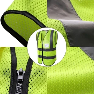 Safety Protective Vest with Multiple Pockets for Work and Travel - Picture 1 of 31