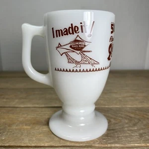 Vintage Pikes Peak Colorado Souvenir Milk Glass Mug Cup I Made It - Bild 1 von 13