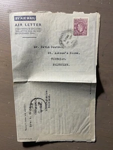 UK United Kingdom Cover With Letter To Palestine 1945 - Picture 1 of 2