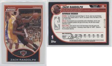 2007-08 Bowman Draft Picks & Stars Chrome Refractor /299 Zach Randolph #28