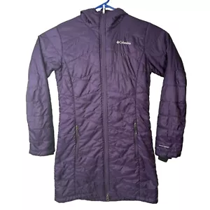 Columbia Women's Mighty Lite Omni Heat Hooded Jacket, Small - Purple - Picture 1 of 8