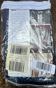 JC Penney Supreme Navy Blue Fringed Festoon Valance - 42W X 18L NEW - Picture 1 of 5