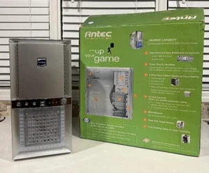 SUPER CLEAN ANTEC SUPER LANBOY Silver anodized aluminum ATX Tower Computer Case - Afbeelding 1 van 8