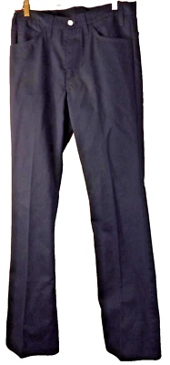 Vintage Levi's Sta-Prest Pants Men Navy Blue 60s 70s Stiaight Leg Sz 32 W x 36 L - Image 1 of 4