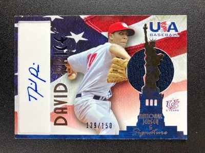 Футболка дебютанта Upper Deck 2007 USA Baseball National Team /150 David Price с автографом - Изображение 1 из 2