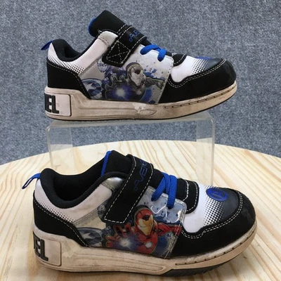 Marvel Zapatos Niños 13 Niños Los Vengadores Informales Tenis Bajos Negro Multicolor Foto 1 de 4